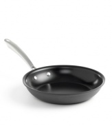 Cuisinart's GreenGourmet(tm)line paves the way in eco-friendly cookware with a ceramic-based open skillet that heats up in less time using less energy and has riveted stainless steel handles that are made from 70% recycled materials. Lifetime warranty.