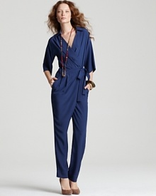 DIANE von FURSTENBERG Jumpsuit - Ebuca Tie Waist