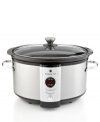 Slow & steady wins the taste. Behold the beauty of slow cooking in your space with this 7-qt. masterpiece. Housing a removable ceramic pot and offering an easy-to-use electronic control panel, this slow cooker automatically shifts to keep warm at the end of cooking, so food is ready to eat when you arrive. 1-year warranty. Model WPSCOO10.