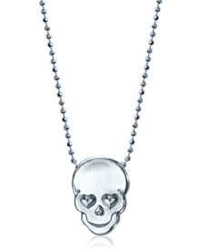 Inspired by astrological signs, this skull-adorned necklace from Alex Woo is a personal expression that hints at your inner rebel.