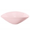 Celebrated chef and writer Sophie Conran introduces dinnerware designed for every step of the meal, from oven to table. A ribbed texture gives this pink Portmeirion salad bowl the charm of traditional hand-thrown pottery.