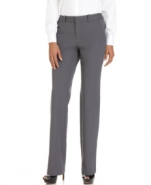 Get a polished look with these petite pants from Dockers From one meeting to the next, you'll look your best in this flattering pair!