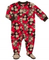 Keep dreaming. He can doze off to sleep in fun style with one of these silly print sleepers from Carter's.