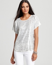 Glam up your favorite jeans with this sequin-bedecked The Tee by Joe's top.