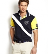 Whether at the yacht club or the beach club, this polo from Nautica has plenty of sailing-inspired style.