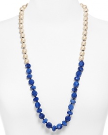 Gorgeous gobstopper gems make this kate spade new york necklace a total knockout. It's a simple shape - a classic strand - but one that packs an added punch in surprising shades.