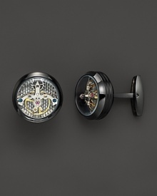 TF Est. 1968 Black PVD Tourbillon Cufflinks