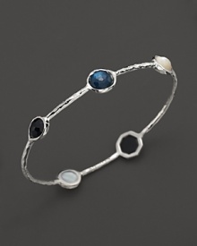 Stations of onyx, indigo and mother-of-pearl set in sterling silver. From the Midnight Wonderland Collection by Ippolita.