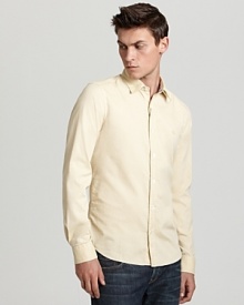 The understated color of this handsome shirt demonstrates your keen eye for trends. A smart addition to your casual wardrobe from Burberry Brit.