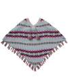 Lightweight layers. She can add the finishing touch to her look with this adorable poncho from Roxy.