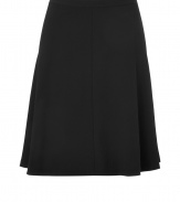 Take your look from the desk to date night in this chic yet versatile circle skirt from DKNY - A-line silhouette, above-the-knee length, concealed back zip closure - Pair with a blouse, platform heels, and a slim trench