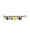 Make a stylish statement with this chic bracelet from Juicy Couture - Whimsical charms on a bronze chain - Style with elevated basics for day or with of-the-moment looks for evening