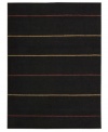 Subtle striping gives way to understated sophistication in the Horizon area rug from Calvin Klein. Generously thick wool fibers are hand tufted in India for remarkable strength and detailed design. Perfect for mixing with any style decor.