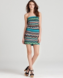 Bright, striped and super-mini, this Laundry by Shelli Segal strapless dress has all the cool qualities of a summer essential.