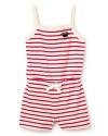 Stylish one-piece dressing starts with this nautical-striped number from Juicy Couture.