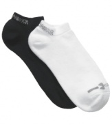 Stay on track with your high-energy days with these athletic no show socks from Under Armour.