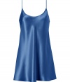 Bring sultry style to your lounge look with this luxe silk cami dress from La Perla - Round neck and back, adjustable spaghetti straps, flared fit - Perfect for boudoir-ready loungewear or layered under a dress