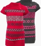 She'll be the fairest of them all in this lady-like fairisle-print sweater from Forever and Ever.