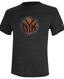 Show the NY Knicks you support them in this tee by adidas.