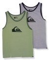 Catch the wave. This Quiksilver tank top is the ultimate in casual, carefree cool.