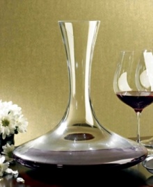 For the burgeoning or expert connoisseur, the Wine Enthusiast collection is perfect for honing your passion. Designed for optimal aeration of European crystal, this beautiful decanter impresses at any occasion. Holds 47 oz.