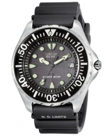 There's no limit to your imagination. Take it underwater with this Eco-Drive Diver series watch by Citizen.