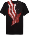 Salute your casual style with this patriotic t-shirt from Rocawear.