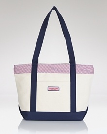 Vineyard Vines' totes have cult status among the prep set, so be the first to carry the brand's whale-print style. In sturdy canvas, this bag carts everything from books to beach towels.