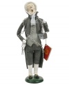 White as a ghost, Jacob Marley continues to haunt Scrooge and others who share his miserly ways. He's under lockbox and key, crafted with the unmistakably charm of Byers' Choice. An essential part of the Christmas Carol collection.