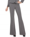 A must-have for your work wardrobe, AGB's petite suit pants feature a wide leg silhouette with a hint of flattering stretch.