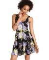 Garden darlin': A bounty of lush flowers bring this sweet skater dress to life! From Fire.