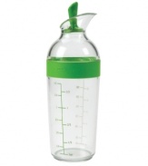 Make, mix and master the art of salad dressings! The airtight, watertight and leakproof seal keeps ingredients fresh and ready to serve with a one-handed open and close lever that flips back to open and forward to close. Dishwasher safe, BPA-free and incredibly durable! Lifetime warranty.