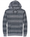 Stripes never go out of style, and this fleece hoodie from DC Shoes will keep you looking cool and classic.