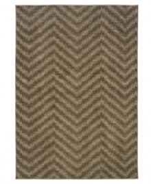 A timeless, yet sophisticated herringbone design is brought to life in subtle, earthy tones with the Milano area rug from Sphinx. Woven of durable, long nylon fibers that also offer a soft hand, it serves to enliven any space with pure modern style.