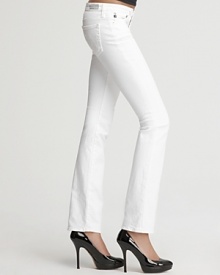 AG Adriano Goldschmied Jeans - The Ballad Slim Bootcut Jeans in Optic White