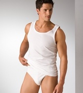 Classic tank top undershirt. In soft cotton.