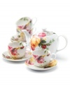 An English classic blooms anew. Planted with pink and gold blossoms, the Country Rose tea set evokes all the elegance of the original Old Country Roses pattern but with a more contemporary feel.