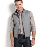 Two looks for the price of one. This quilted vest from Tasso Elba is designed to be fully reversible.