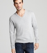 Michael Kors Solid V Neck Sweater