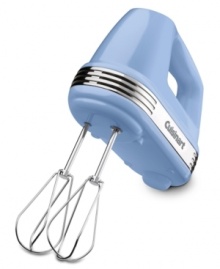 Your kitchen remix! An easy and smart choice for simplifying the way you cook & bake, this hand mixer is packed with 200 watts of power, versatile speed controls and a convenient swivel cord for the ultimate manueverability. 3-year warranty. Model HM-50.