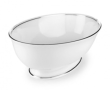 From the Lenox Classic Collection, Federal Platinum formal dinnerware and dishes add a luxurious note to your table. Made of exquisite white bone china with platinum trim, a complete selection of pieces is available. Coordinating Debut Platinum crystal stemware adds the finishing flourish. Qualifies for Rebate