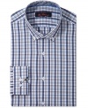 Plaid ups the ante of a basic dress shirt in this Ben Sherman standard.