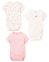 Your new gal will blossom in these adorable rose bodysuits, each adorned with unique accents and adorable detail.