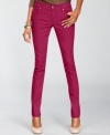 Whether you're choosing bright hues or wear-with-everything beige, INC's skinny jeans get the colored denim trend right!