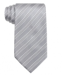 In a subtle, but strong palette of hues, this tie from Donald J. Trump always means business.