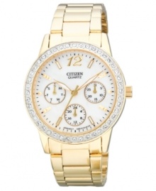 Energize your daily look with a golden timepiece from Citizen.