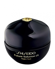 Centuries of Japanese wisdom brings you the future of beautiful skin.A high-performance nighttime moisturizer that intensively energizes skin and reduces the appearance of all signs of aging such as wrinkles and loss of firmness. Promotes luxurious resilience, smoothness and radiance for a vibrant, youthful look.Formulated with Shiseido's exclusive Skingenecell 1P to counteract the appearance of future aging. Immediately replenishes generous moisture for intensive skin improvement.