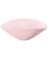 Celebrated chef and writer Sophie Conran introduces dinnerware designed for every step of the meal, from oven to table. A ribbed texture gives this pink Portmeirion salad bowl the charm of traditional hand-thrown pottery.