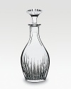 A classic beveled pattern extends down the stem of a luminous decanter crafted in pure lead crystal. From the Massena Collection 30 oz. 11¼ high Hand wash Made in France 