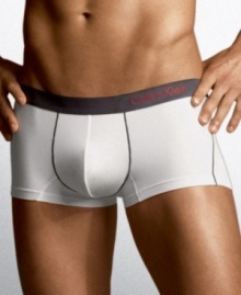 Start off your daily wardrobe the right way and slip into this smooth cotton trunk from Calvin Klein.